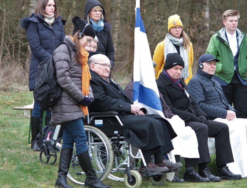 Gedenkveranstaltung auf dem einstigen Appellplatz des Au&szlig;enlagers Ellrich-Juliush&uuml;tte.