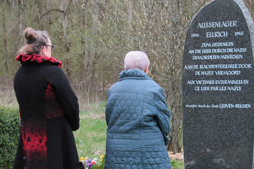 Gedenkveranstaltung auf dem einstigen Appellplatz des Au&szlig;enlagers Ellrich-Juliush&uuml;tte.