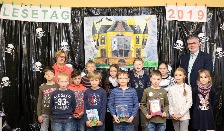 Gruseliger Lesewettbewerb an der Grundschule G&ouml;rsbach