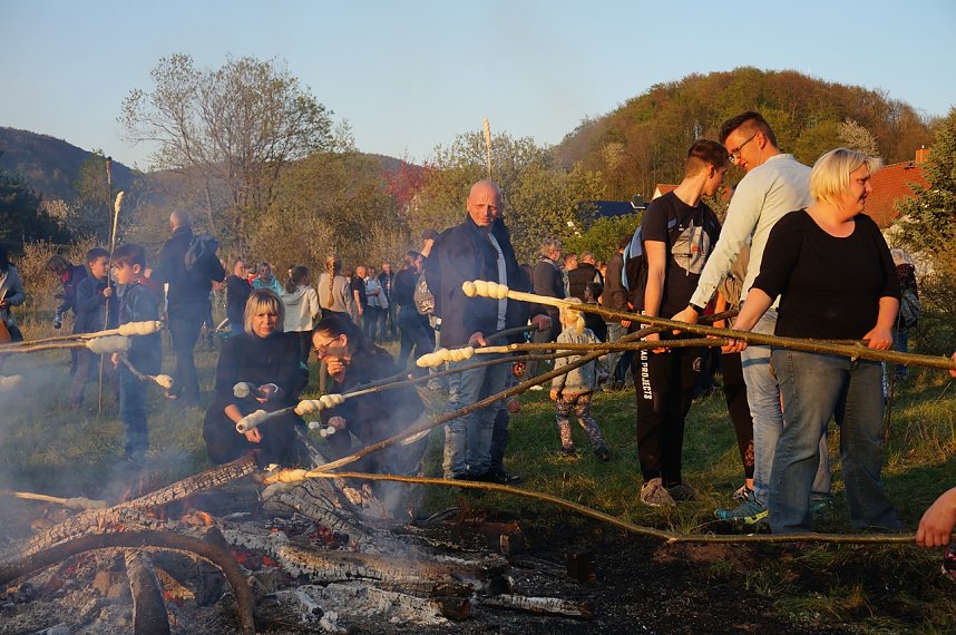 Osterfeuer in Ilfeld