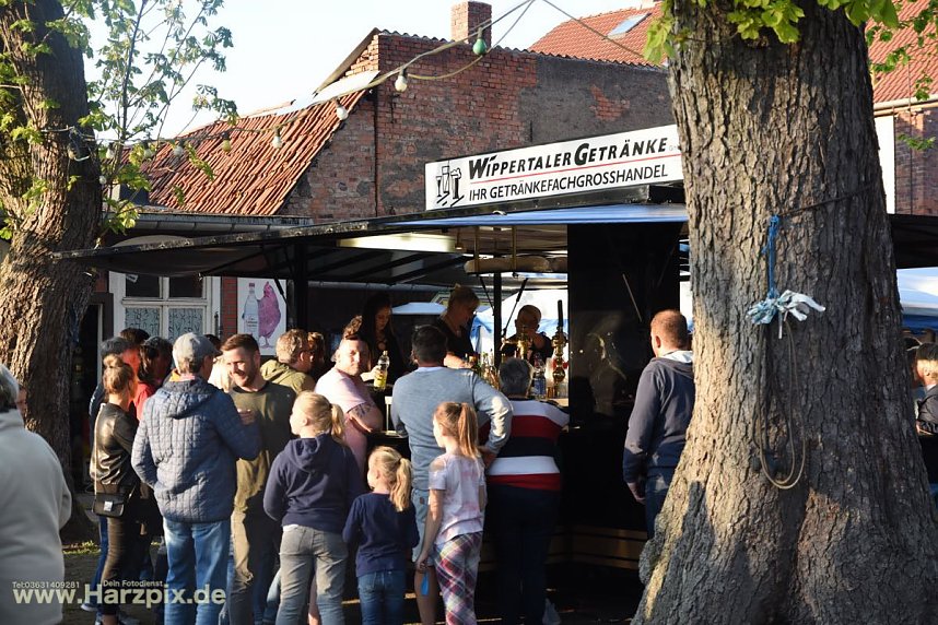 Osterfeuer in NDH Salza