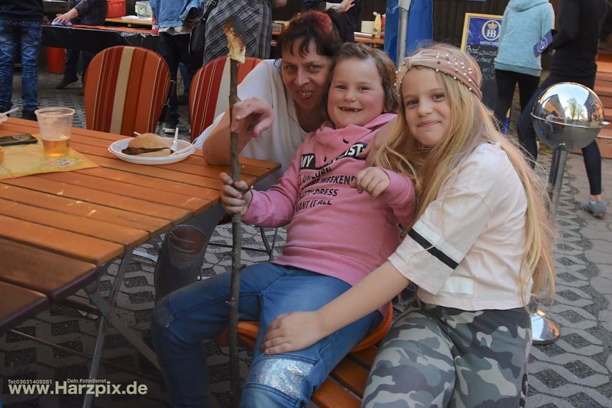 Osterfeuer in NDH Salza