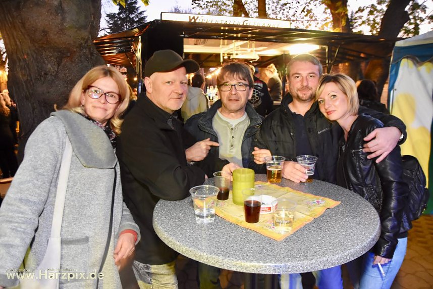 Osterfeuer in NDH Salza