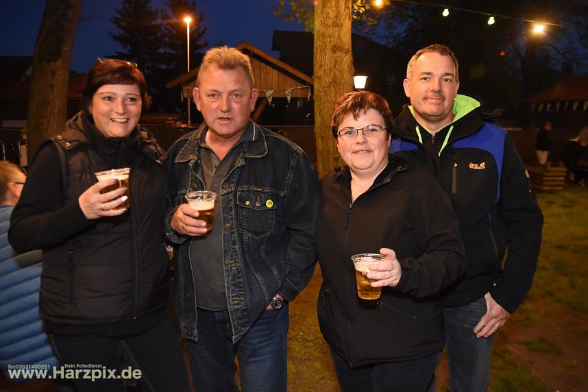 Osterfeuer in NDH Salza