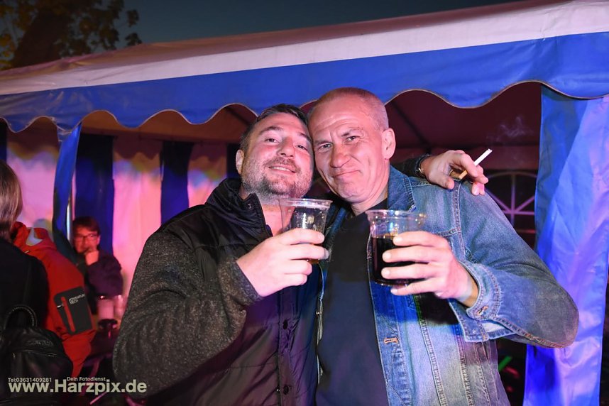 Osterfeuer in NDH Salza