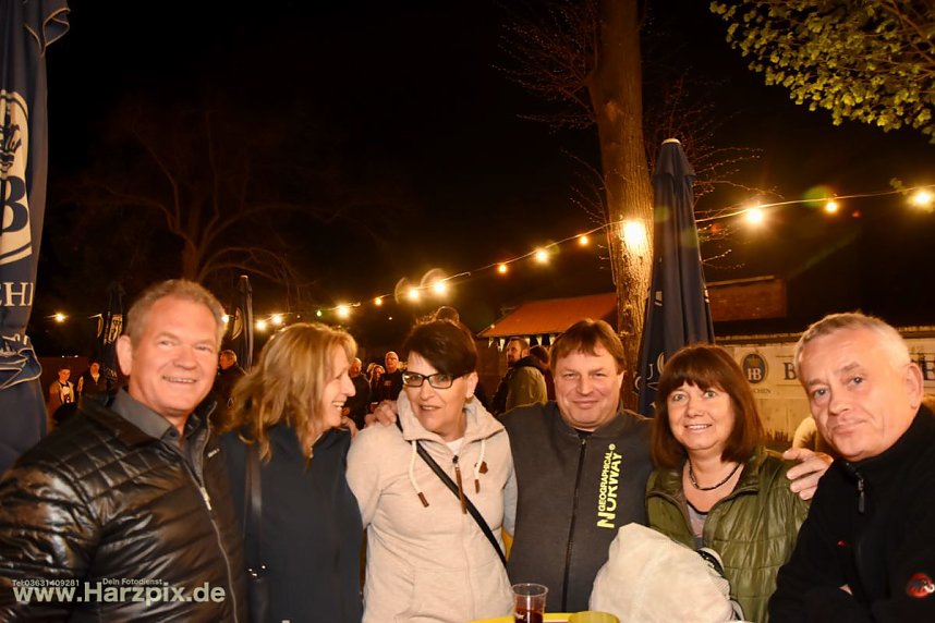 Osterfeuer in NDH Salza