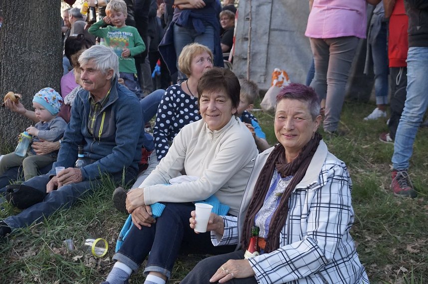 Osterfeuer in Leimbach