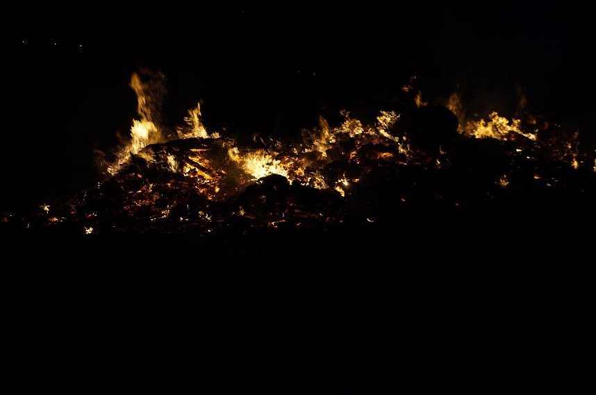 Osterfeuer in Leimbach