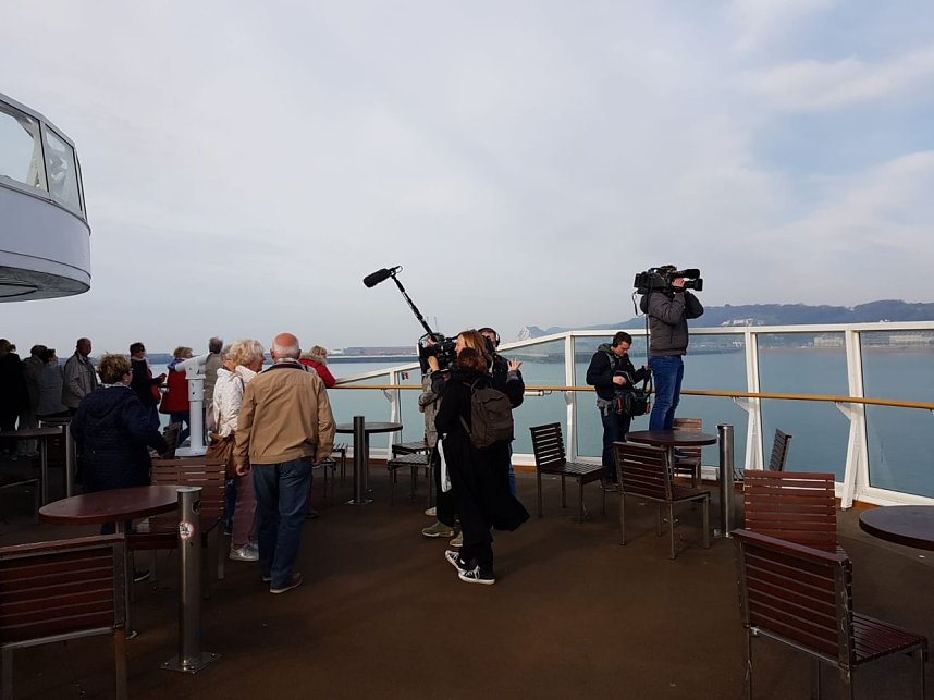 In England angekommen