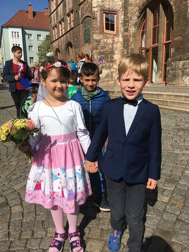 Hochzeit im Kindergarten
