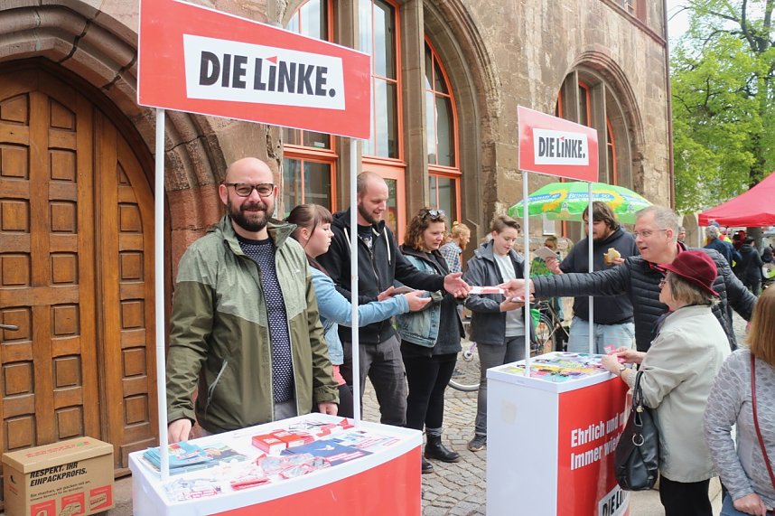 1. Mai auf dem Nordh&auml;user Rathausplatz