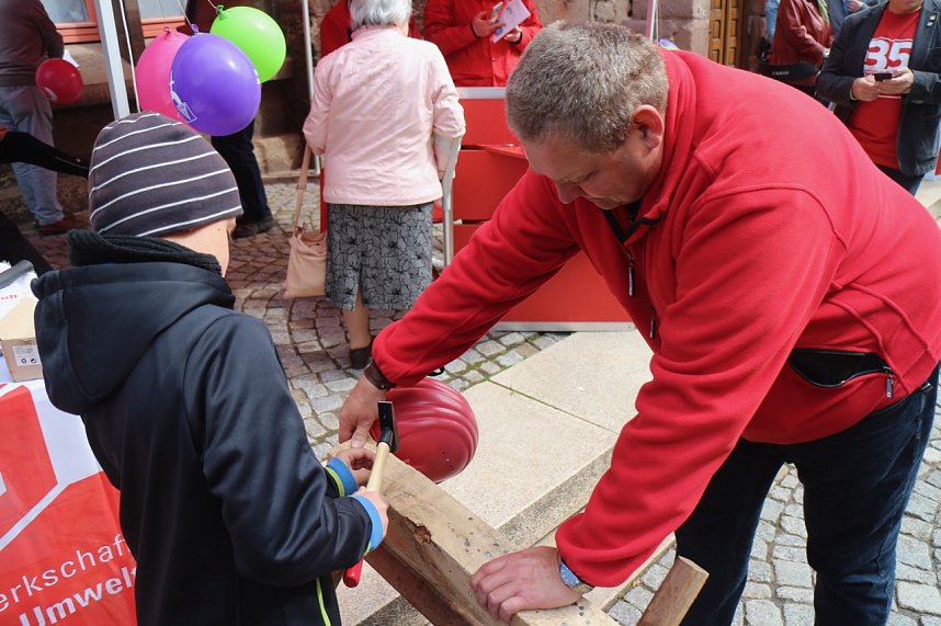 1. Mai auf dem Nordh&auml;user Rathausplatz