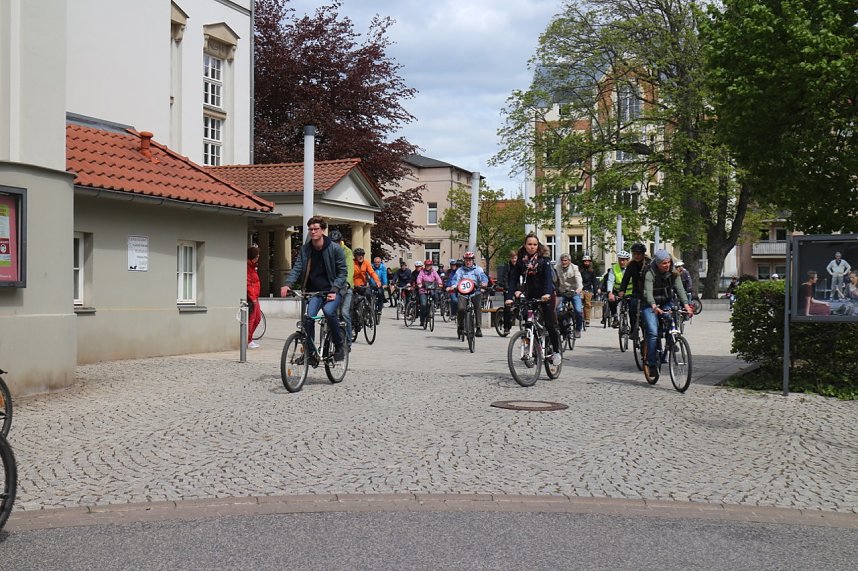 Fahrraddemo rollte durch Nordhausen