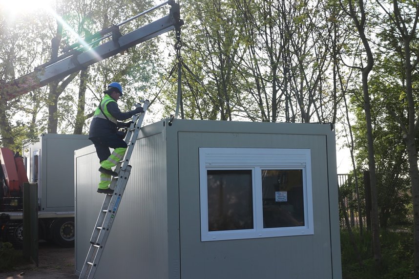 Containergeb&auml;ude f&uuml;r das Tierheim Nordhausen