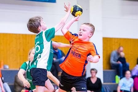 Handballzwerge im Mittelpunkt