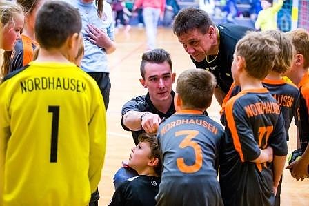 Handballzwerge im Mittelpunkt
