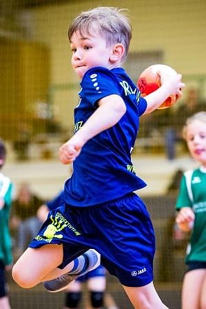 Handballzwerge im Mittelpunkt