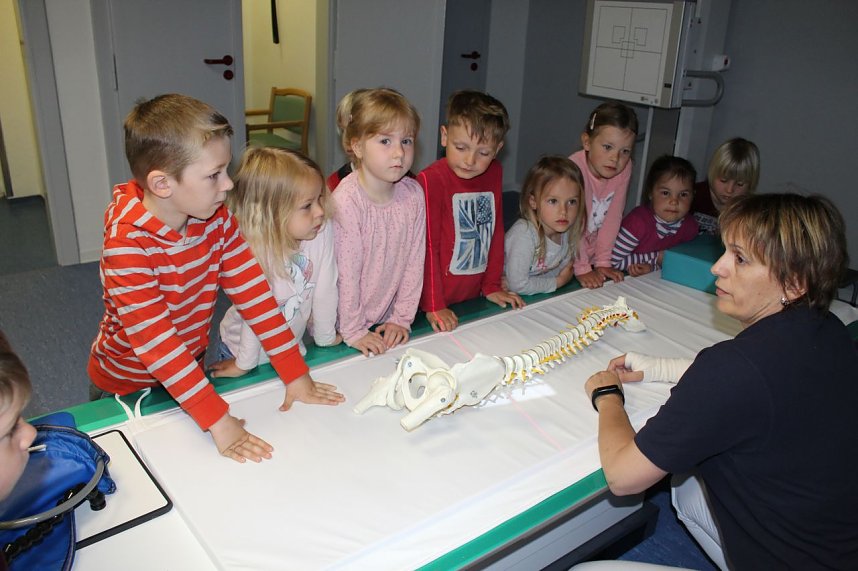 Bleicher&ouml;der zu Besuch in der Helios-Klinik