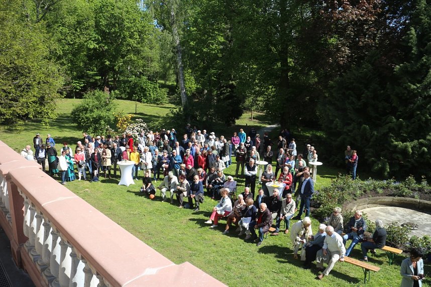 Eine &Auml;ra geht zu Ende - Gisela Hartmann wurde heute als Vorsitzende der B&uuml;rgerstiftung Park Hohenrode verabschiedet