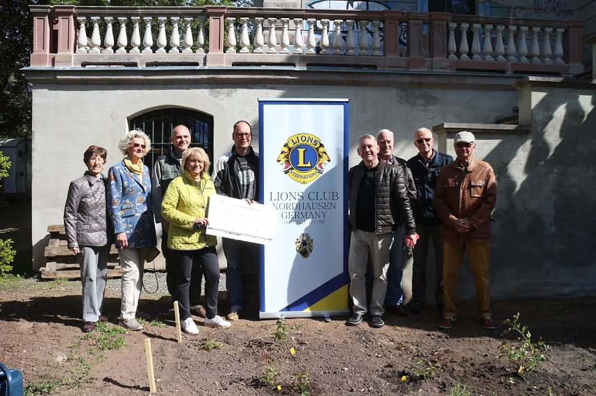 Lions-Rosen f&uuml;r den Park Hohenrode gespendet