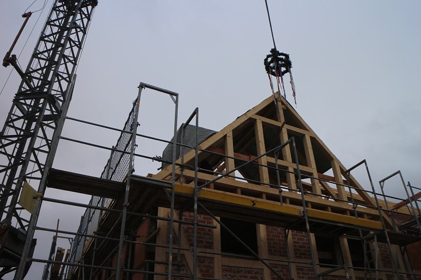 Richtfest in der Sch&auml;rfgasse