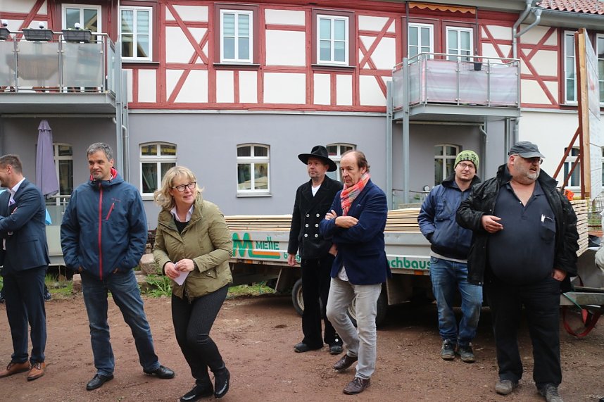 Richtfest in der Sch&auml;rfgasse