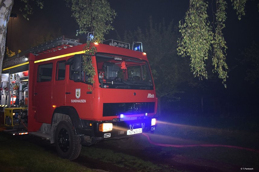 Gartenlaube abgebrannt