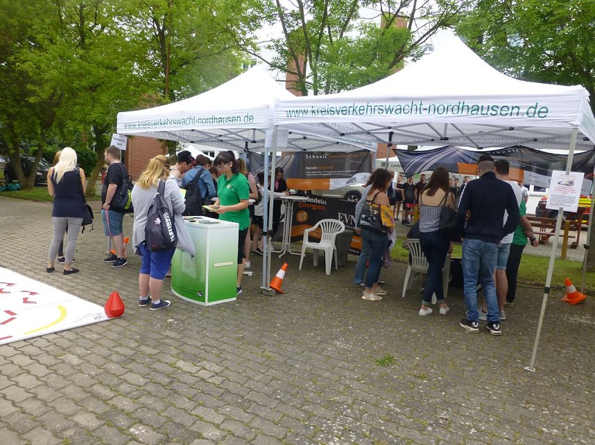 Aktion junge Fahrer an der Berufsschule