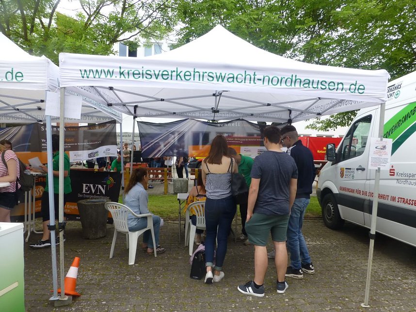 Aktion junge Fahrer an der Berufsschule