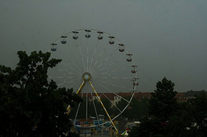Unwetter &uuml;ber Nordhausen