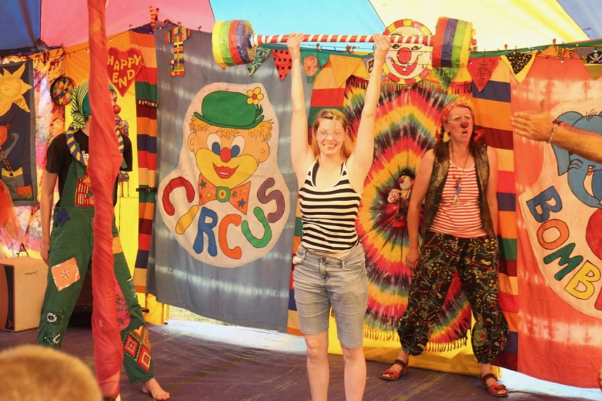 Der Circus Bombastico war heute zu Gast bei der Nordth&uuml;ringer Lebenshilfe