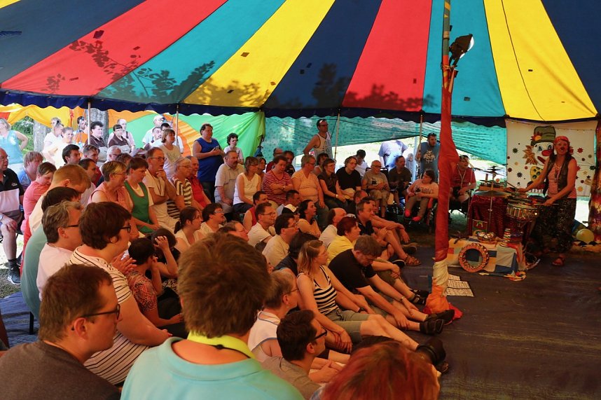 Der Circus Bombastico war heute zu Gast bei der Nordth&uuml;ringer Lebenshilfe