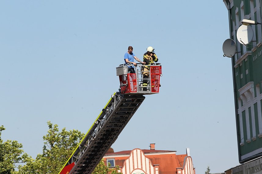 Einsatz in der Langen Stra&szlig;e