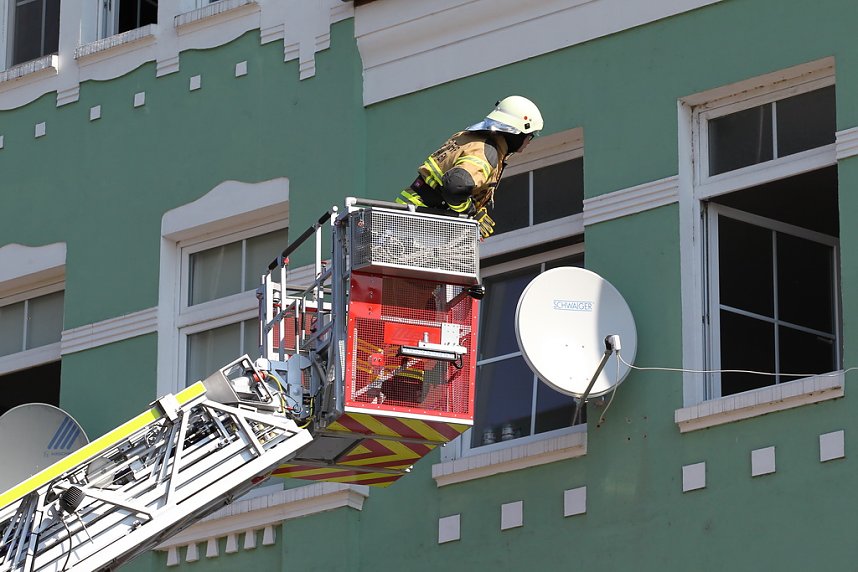 Einsatz in der Langen Stra&szlig;e