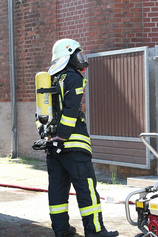 Einsatz in der Langen Stra&szlig;e