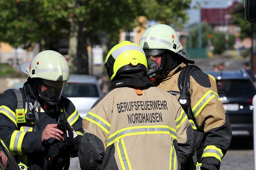Einsatz in der Langen Stra&szlig;e