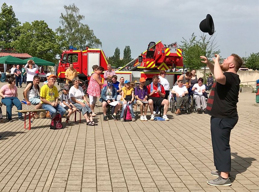 Zw&ouml;lf Stationen gab es bei den 35. Sportspielen f&uuml;r Menschen mit Behinderung und dem 30. Lebenshilfefest zu absolvieren