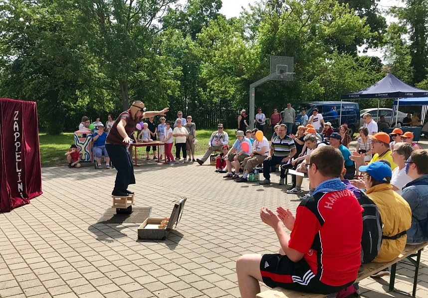 Zw&ouml;lf Stationen gab es bei den 35. Sportspielen f&uuml;r Menschen mit Behinderung und dem 30. Lebenshilfefest zu absolvieren