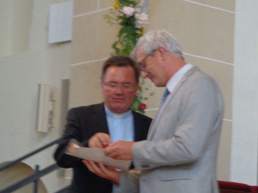 Abschiedsgottesdienst f&uuml;r Pfarrer Richard Hentrich