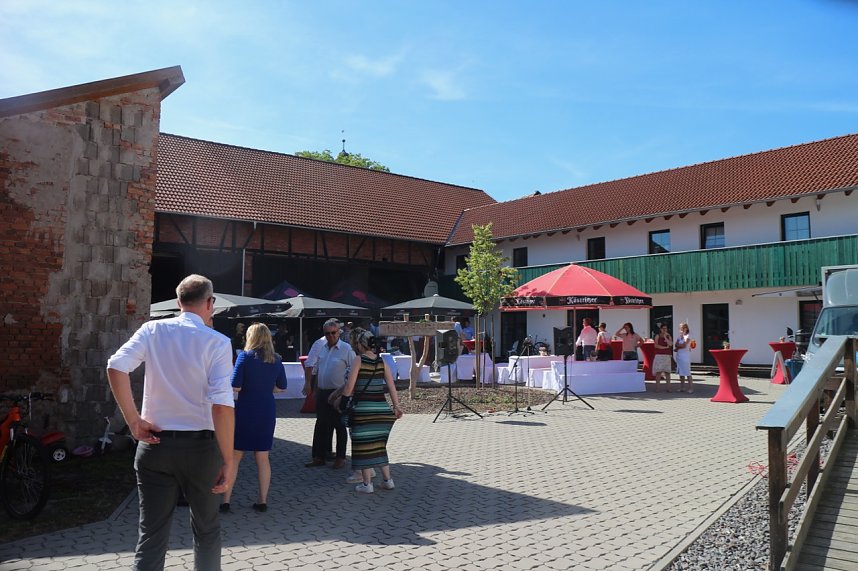 Der Nordth&uuml;ringer Unternehmerverband feierte heute sein Sommerfest auf dem Lindengut in Gudersleben