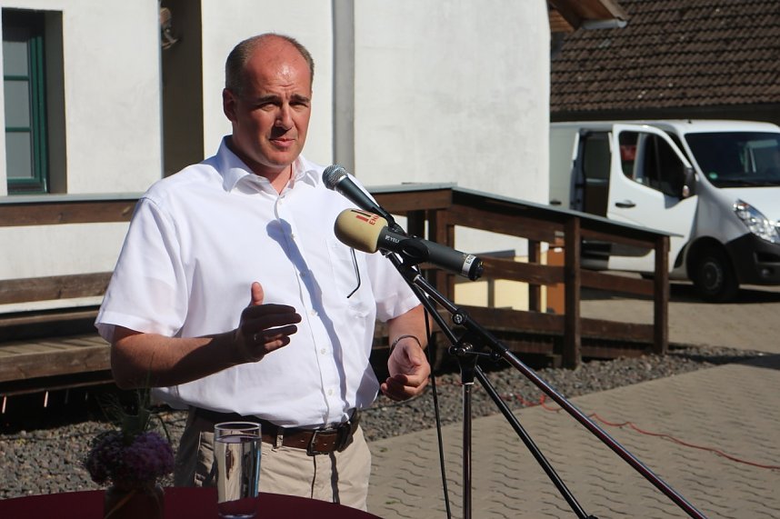 Der Nordth&uuml;ringer Unternehmerverband feierte heute sein Sommerfest auf dem Lindengut in Gudersleben