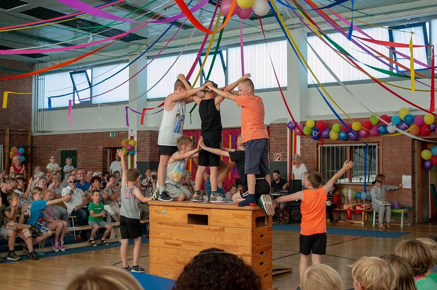 Zirkusatmosph&auml;re an der Grundschule G&ouml;rsbach