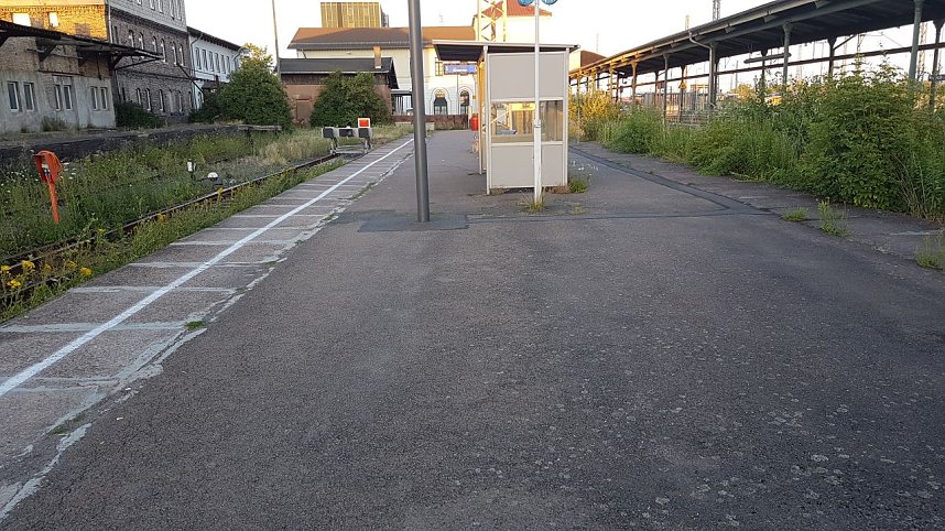 Beobachtungen am Gleis zwischen Ellrich und Nordhausen