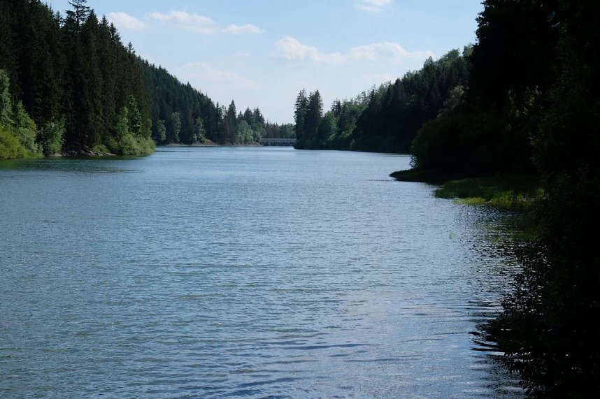 Peter Blei an der Neust&auml;dter Talsperre