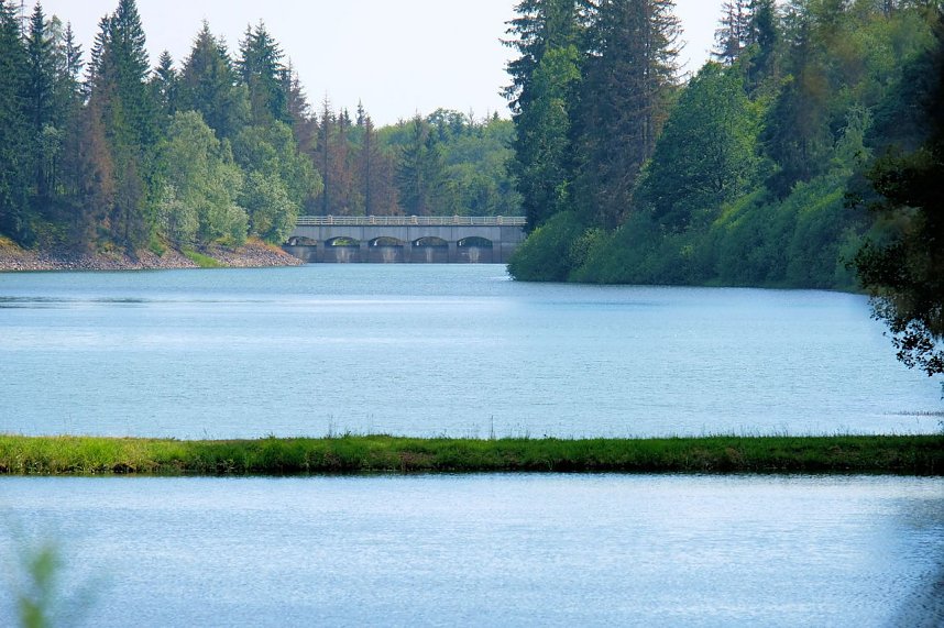 Peter Blei an der Neust&auml;dter Talsperre