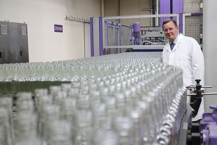 Ministerpr&auml;sident Bodo Ramelow zu Besuch bei Nordbrand Nordhausen