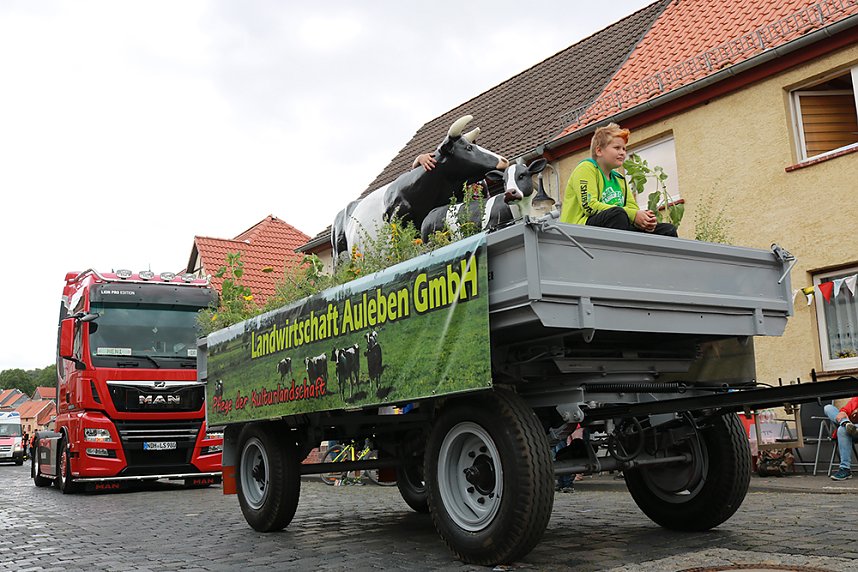 Gro&szlig;er Festumzug in Auleben