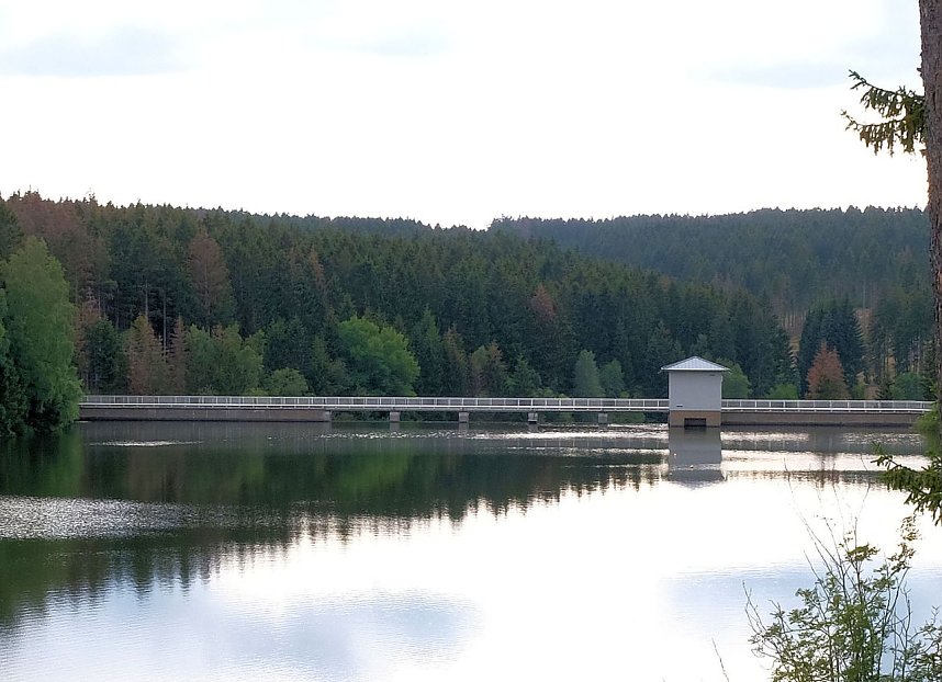 Peter Blei an der Hasselvorsperre