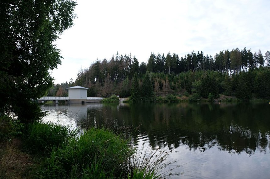 Peter Blei an der Hasselvorsperre