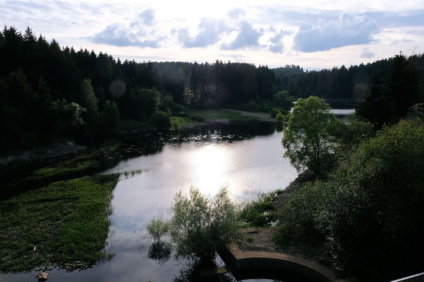 Peter Blei an der Hasselvorsperre